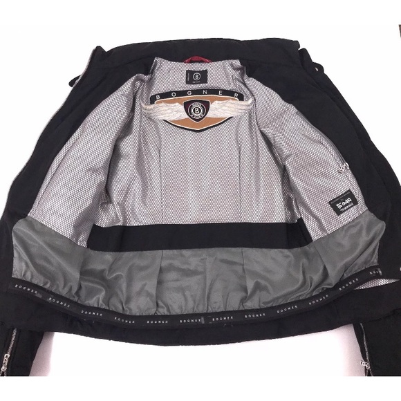 Bogner Womens Black Full Zip Goan Thylmann Puffer